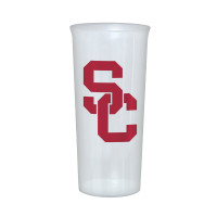 USC Trojans White SC Int Plastic Coliseum Cup